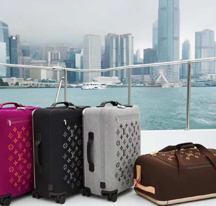 lvhorizon拉杆箱贴纸,lvhorizon拉杆箱纯棕色