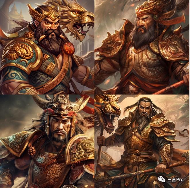 效果惊人！我们用Midjourney生成了四大名著里的23个经典人物画像