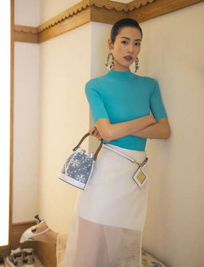 toryburch店铺照片,toryburchtmonogram系列风琴包大号