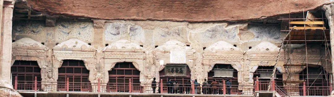 丝路石窟全景图,丝路明珠麦积山石窟