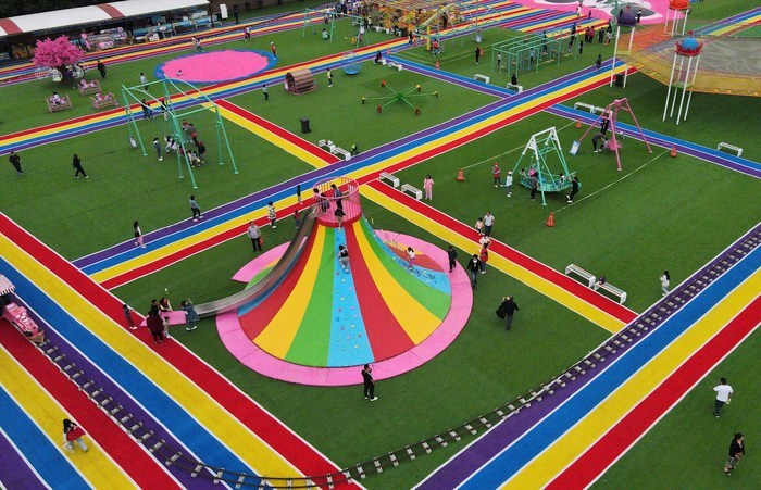济南东部无动力儿童乐园,济南西客站片区儿童乐园