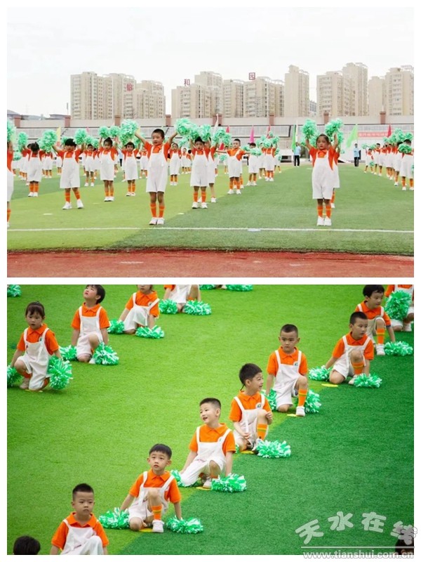 幼儿园六一亲子运动会百米画卷,天水市春风幼儿园六一儿童节