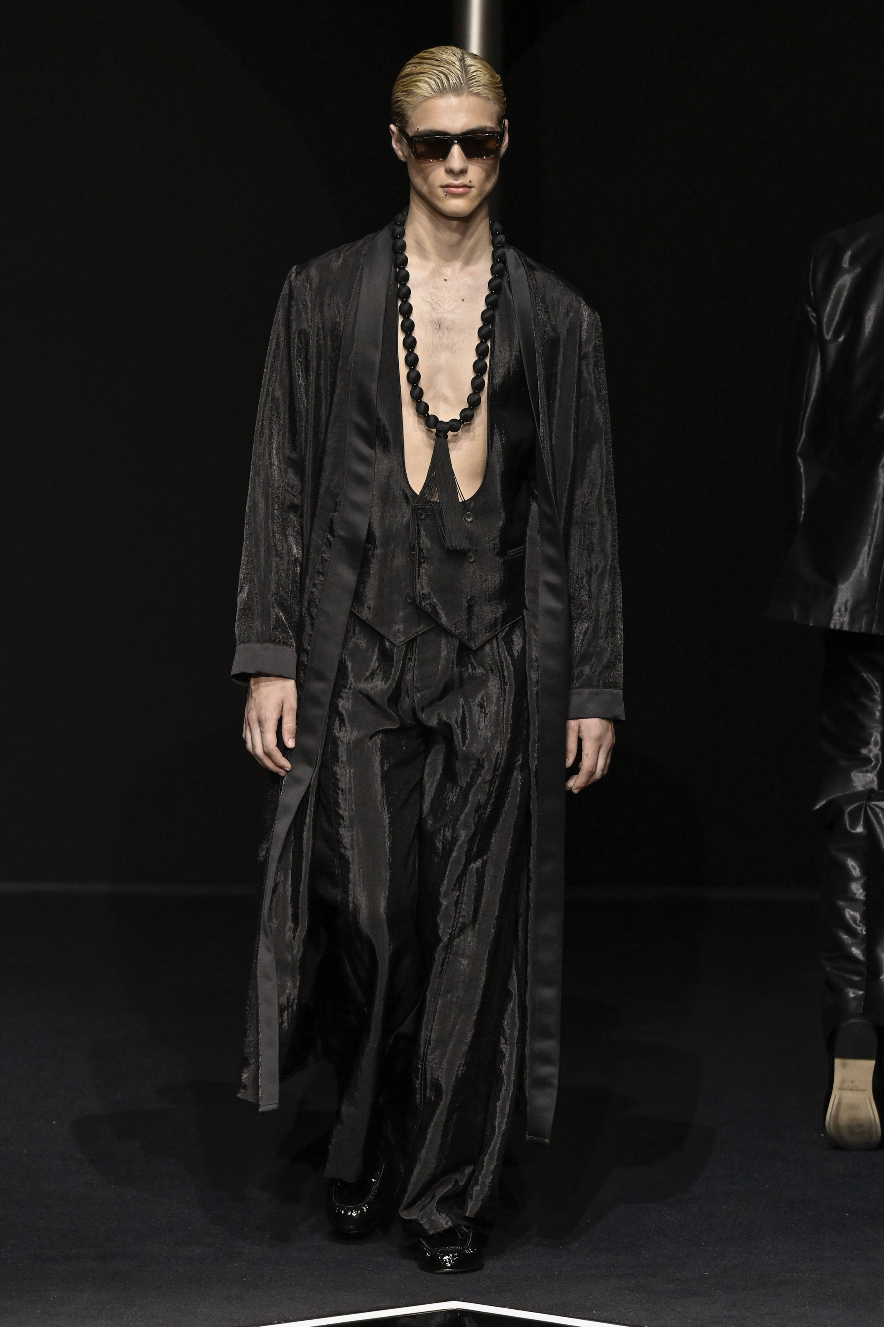 米兰时装周阿玛尼男装秀场,米兰阿玛尼秋冬男装秀