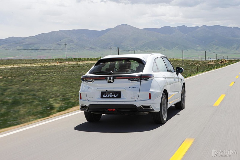本田ur-v试驾冠道,大五座东风suv