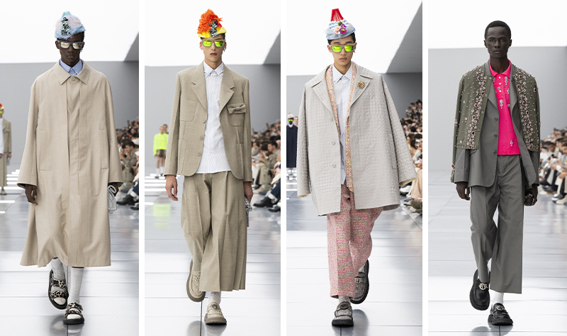 2024春夏巴黎男装周：KimJones庆祝加入DIOR5周年，爱马仕呈现柔和的建筑美学