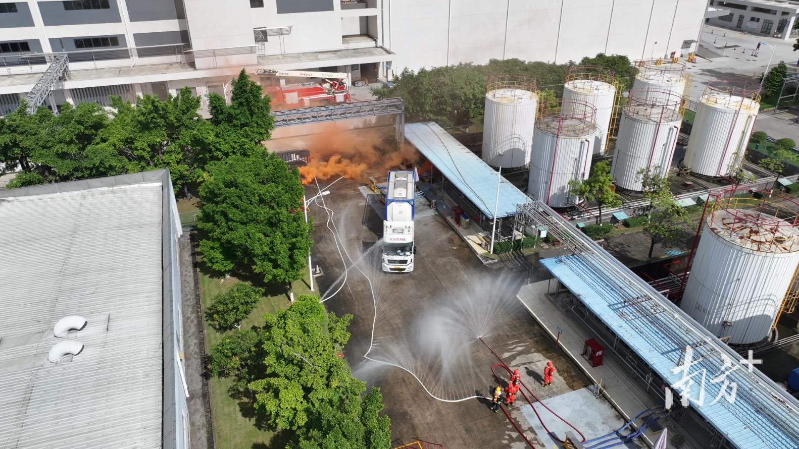 政府组织生产安全事故救援演练,松山湖开展复学演练
