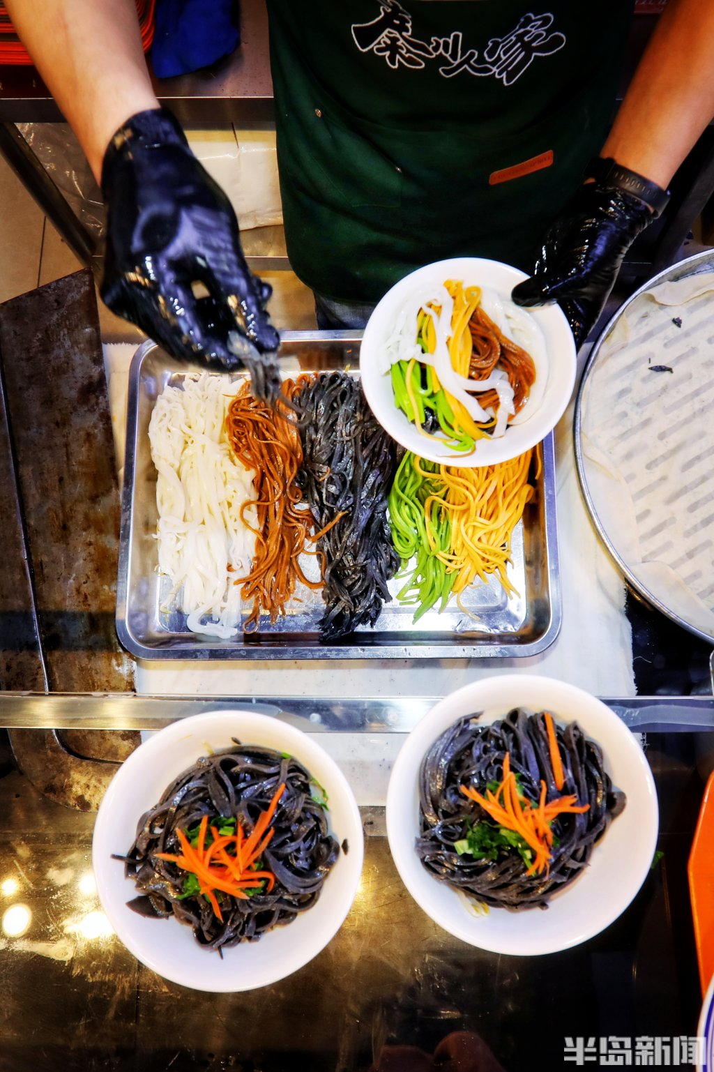 海鲜凉皮,青岛现做凉皮